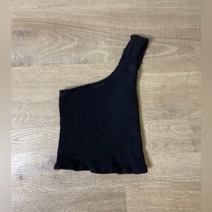 Black One Strap Tank